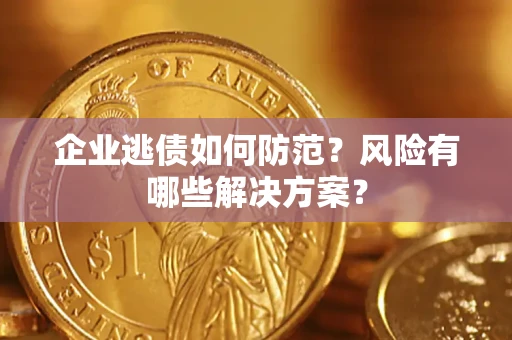 北京企业逃债如何防范？风险有哪些解决方案？