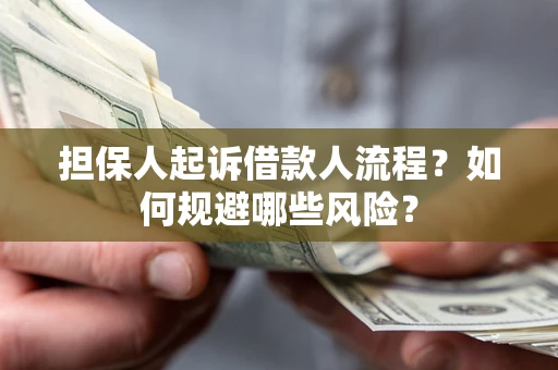 北京担保人起诉借款人流程？如何规避哪些风险？