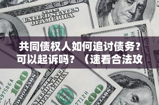 北京共同债权人如何追讨债务？可以起诉吗？（速看合法攻略）